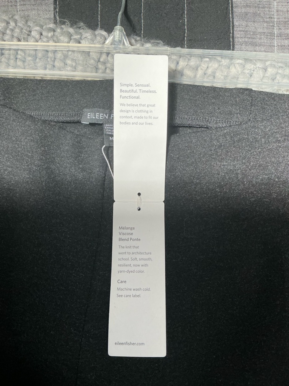 Women’s charcoal gray Straight-Leg Pants - Picture 4 of 5